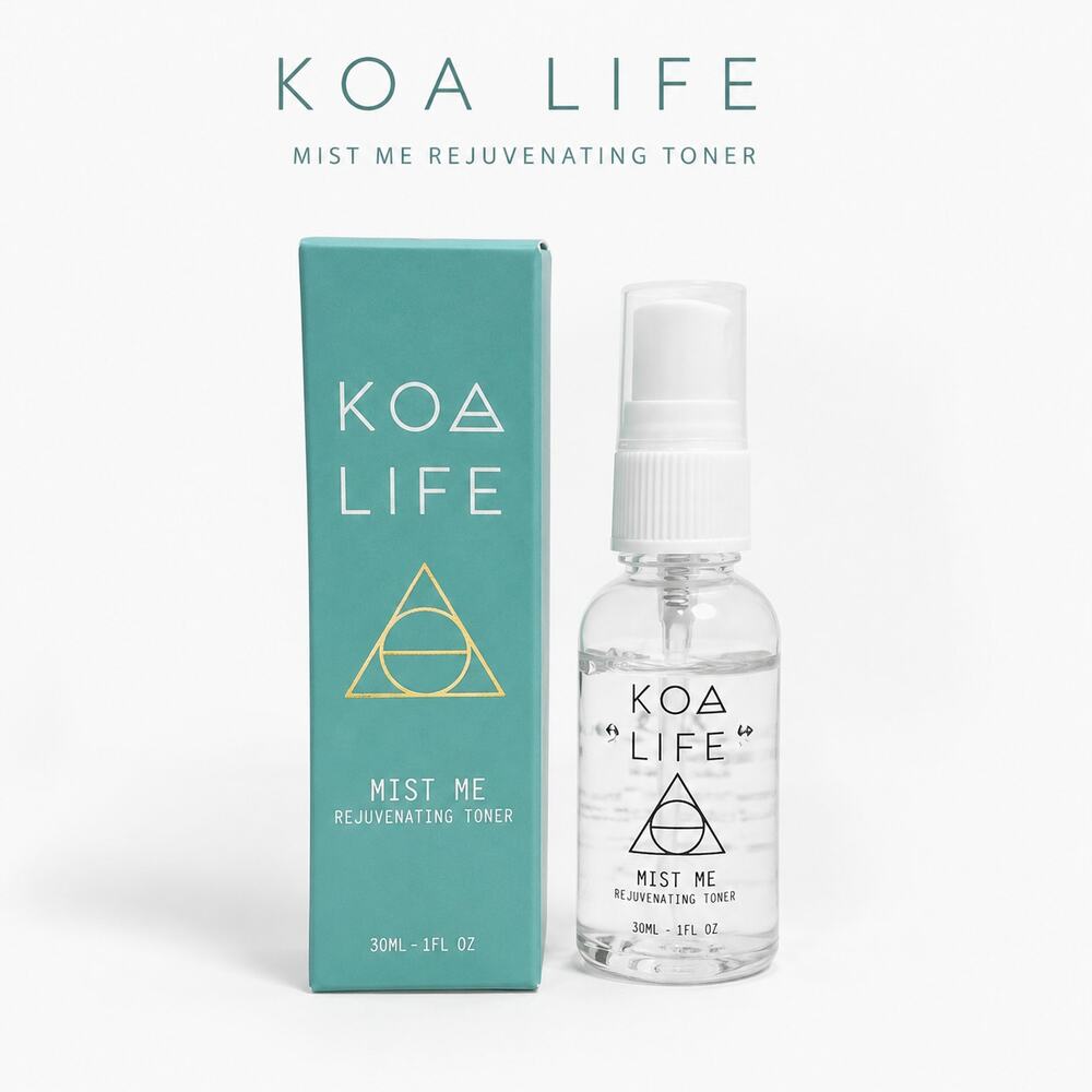 Koa Life Mist Me Rejuvenating Facial Toner Spray 1oz New In Box Skincare